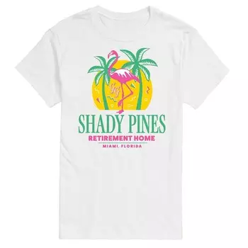 Мужская футболка для выхода на пенсию Golden Girls Shady Pines Licensed Character, белый