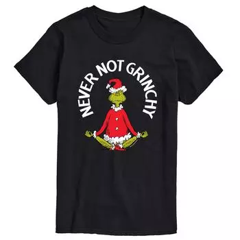 Мужская футболка Доктор Сьюз Гринч "Never Not Grinchy" Licensed Character