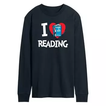 Мужская футболка «Доктор Сьюз I Love Reading» Licensed Character