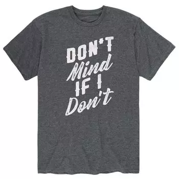 Мужская футболка Don't Mind с рисунком Licensed Character
