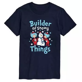 Мужская футболка Dr. Seuss Builder of Snowy Things Licensed Character