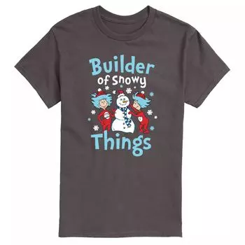 Мужская футболка Dr. Seuss Builder of Snowy Things Licensed Character