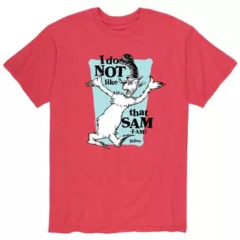 Мужская футболка Dr. Seuss Do Not Like Same Tee Licensed Character