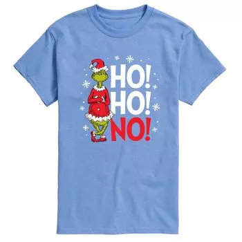 Мужская футболка Dr. Seuss Grinch Ho Ho No Tee Licensed Character