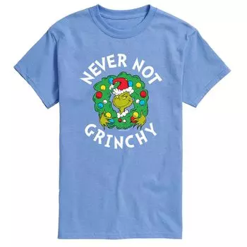Мужская футболка Dr. Seuss Grinch Never Not Grinchy Licensed Character