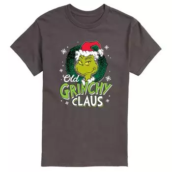 Мужская футболка Dr. Seuss Grinch Old Grinchy Claus Licensed Character