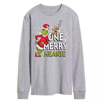 Мужская футболка Dr. Seuss Grinch One Merry Meanie с длинными рукавами Licensed Character
