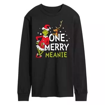 Мужская футболка Dr. Seuss Grinch One Merry Meanie с длинными рукавами Licensed Character