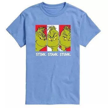 Мужская футболка Dr. Seuss Grinch Stink Stank Stunk Licensed Character