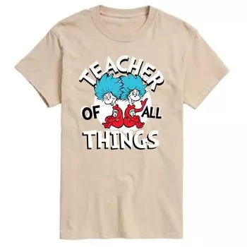 Мужская футболка Dr. Seuss Teacher Of All Things Licensed Character
