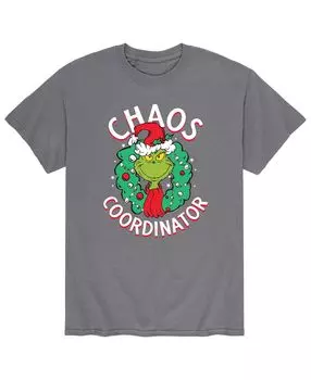 Мужская футболка dr. seuss the grinch chaos AIRWAVES, серый