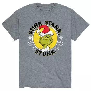 Мужская футболка Dr. Seuss The Grinch Stink Licensed Character