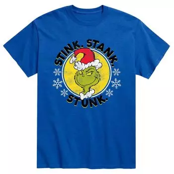Мужская футболка Dr. Seuss The Grinch Stink Licensed Character