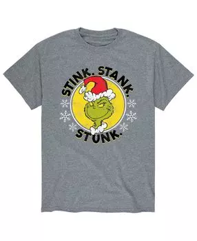 Мужская футболка dr. seuss the grinch stink stank stunk AIRWAVES, серый