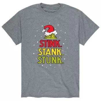 Мужская футболка Dr. Seuss The Grinch "Stink Stank Stunk" Licensed Character