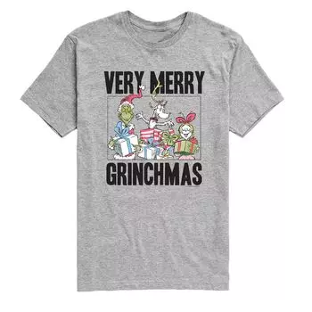 Мужская футболка Dr. Seuss Very Merry Grinchmas Licensed Character