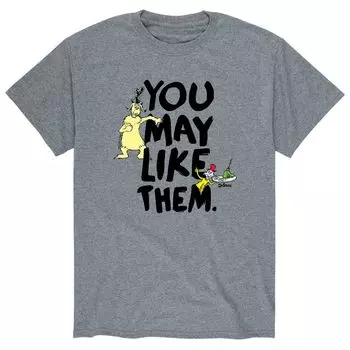 Мужская футболка Dr. Seuss You May Like Them Licensed Character