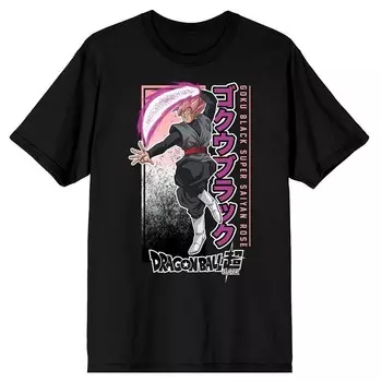 Мужская футболка Dragon Ball Super Zamasu Licensed Character, черный