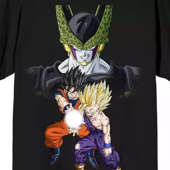 Мужская футболка Dragon Ball Z Cell Goku и Gohan Licensed Character