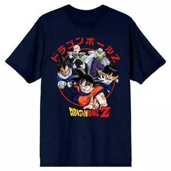 Мужская футболка Dragon Ball Z Fighters Licensed Character, черный