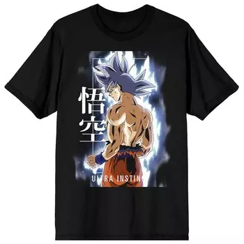 Мужская футболка Dragonball Ball Z Instinct Licensed Character, черный