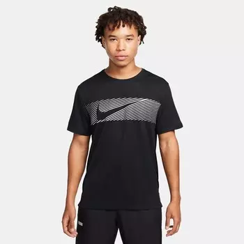 Мужская футболка dri-fit uv Miler Flash Nike, черный
