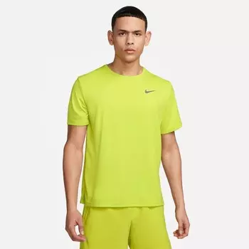 Мужская футболка dri-fit uv Miler Nike, зеленый