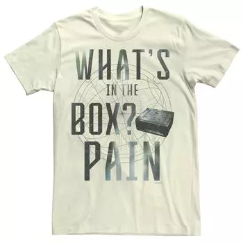 Мужская футболка Dune Whats In The Box Pain Word Stack Licensed Character