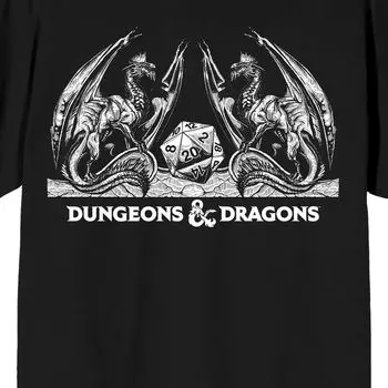 Мужская футболка Dungeons and Dragons D20 Licensed Character
