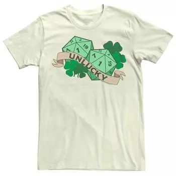 Мужская футболка Dungeons & Dragons Unlukcy Double Ones Licensed Character