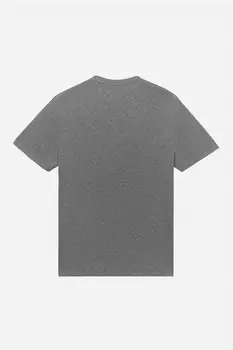 Мужская футболка Duo Fold в серо-хизеровом цвете FRAME