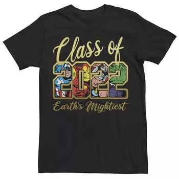 Мужская футболка Earth's Mightiest 2022 года в стиле ретро комиксов Marvel Licensed Character