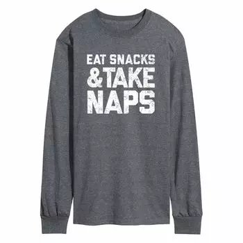 Мужская футболка Eat Snacks Naps Licensed Character