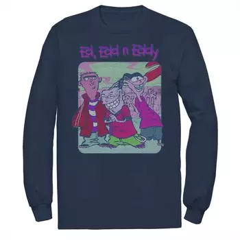 Мужская футболка Ed, Edd n Eddy с потертым плакатом Licensed Character