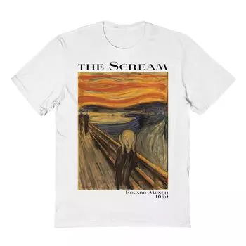 Мужская футболка Edward Munch The Scream Licensed Character