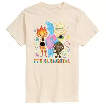 Мужская футболка Elemental Licensed Character, бежевый