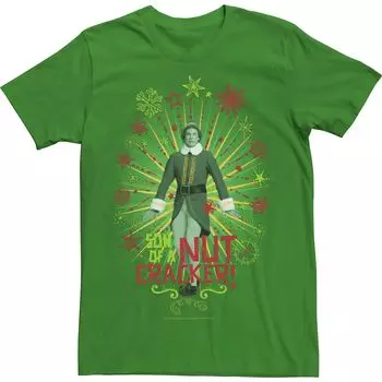 Мужская футболка Elf Buddy Son Of A Nutcracker Fireworks с текстовым плакатом Licensed Character