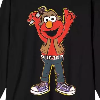 Мужская футболка Elmo с длинными рукавами «Улица Сезам» Licensed Character