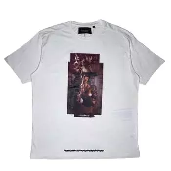 Мужская футболка Embrace белого цвета Blessed