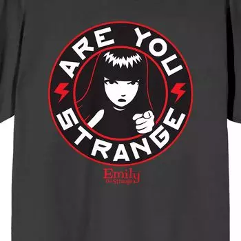 Мужская футболка Emily The Strange Are You Strange Licensed Character