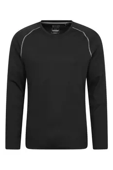 Мужская футболка Endurance с длинными рукавами Mountain Warehouse, черный