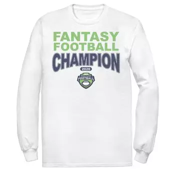 Мужская футболка ESPN Fantasy Football Champion с длинными рукавами и логотипом Licensed Character