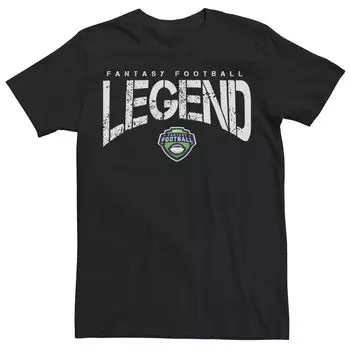 Мужская футболка ESPN Fantasy Football Legend с текстом Licensed Character