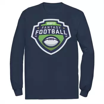 Мужская футболка ESPN Fantasy Football с логотипом на левой груди Licensed Character