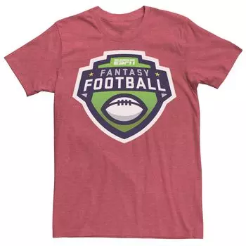 Мужская футболка ESPN Fantasy Football с логотипом на левой груди Licensed Character