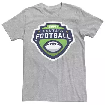 Мужская футболка ESPN Fantasy Football с логотипом на левой груди Licensed Character