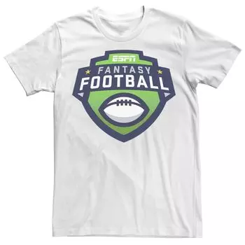 Мужская футболка ESPN Fantasy Football с логотипом на левой груди Licensed Character