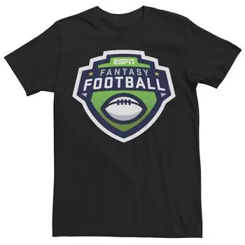 Мужская футболка ESPN Fantasy Football с логотипом на левой груди Licensed Character