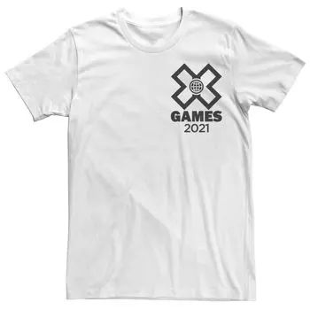 Мужская футболка ESPN X Games с логотипом на левой груди C1 Licensed Character