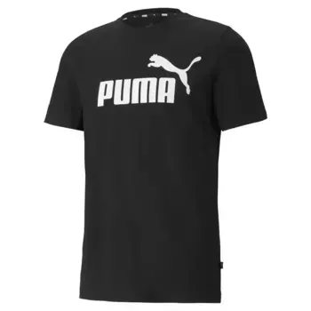 Мужская футболка ESS с логотипом Puma, чёрный